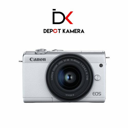 3. Canon EOS M200 + Kit 15-45mm (White)