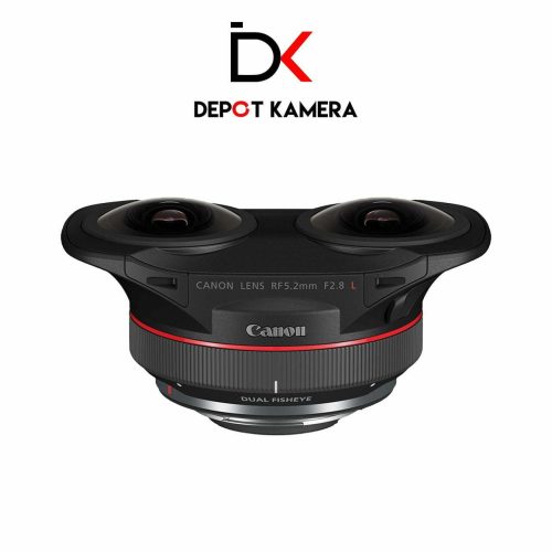 Canon RF 5.2mm F2.8L Dual Fisheye 3D VR Lens+LOGO