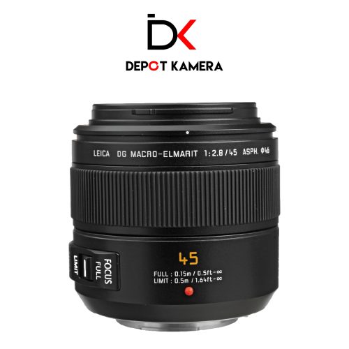 Leica DG Macro Elmarit 45mm F2.8 ASPH. MEGA O.I.S. Lens+LOGO